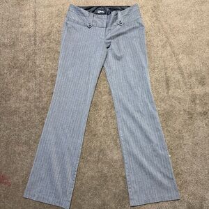 Gray Pinstripe Pants